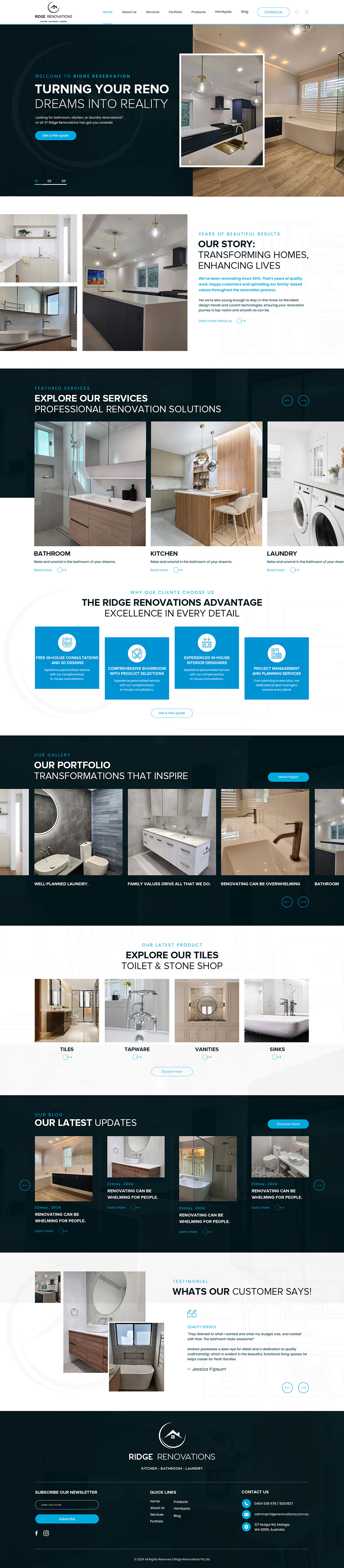 Web Design by IDesign1606 for this project | Design #33407948