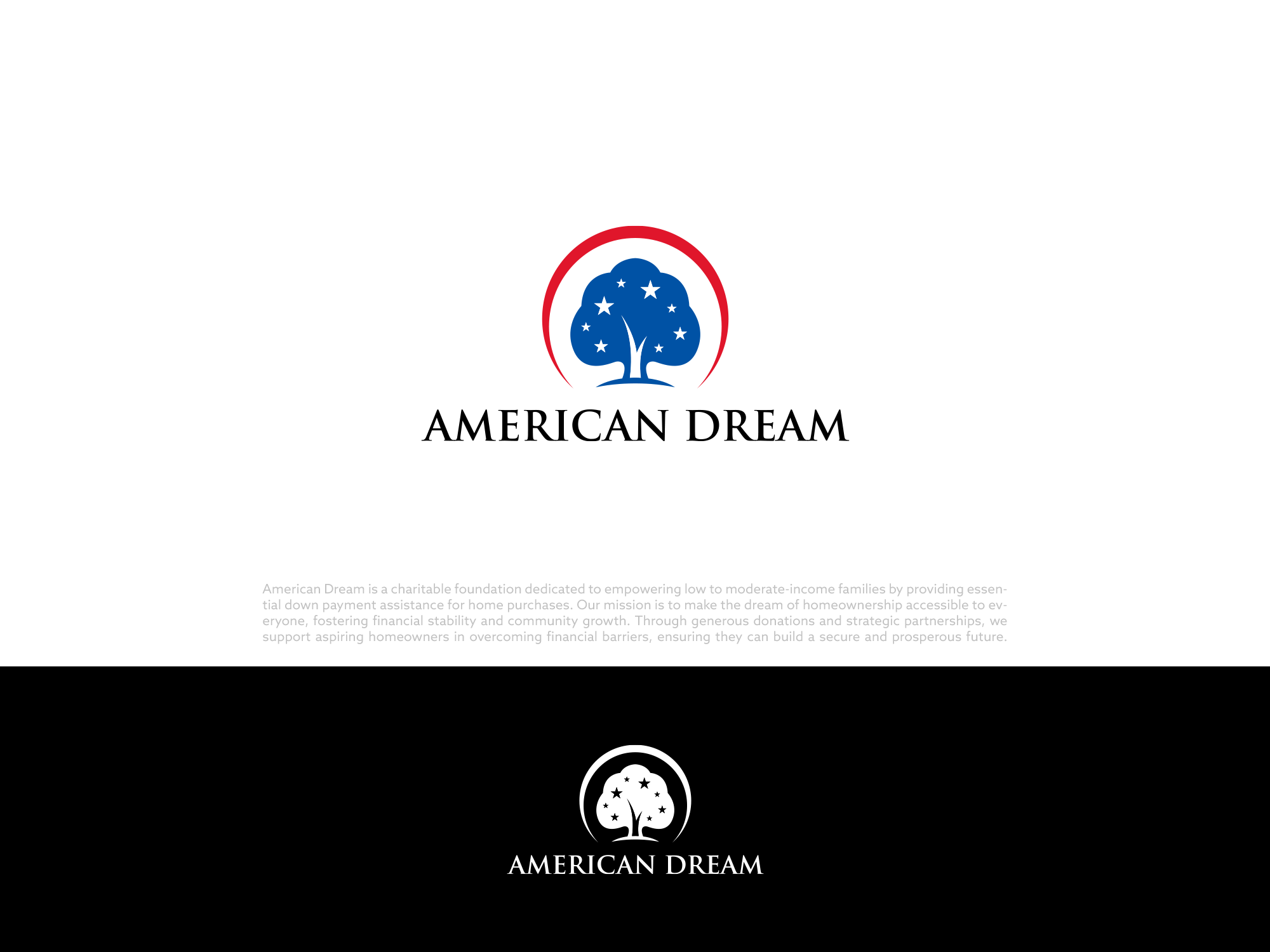 Logo Design by COLOUR CREATIVE for American Dream Charitable Foundation | Design #33407812