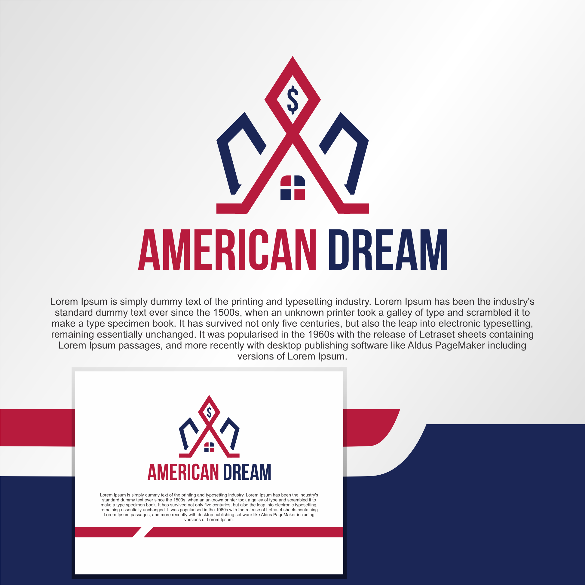 Logo Design by diego costa for American Dream Charitable Foundation | Design #33371432
