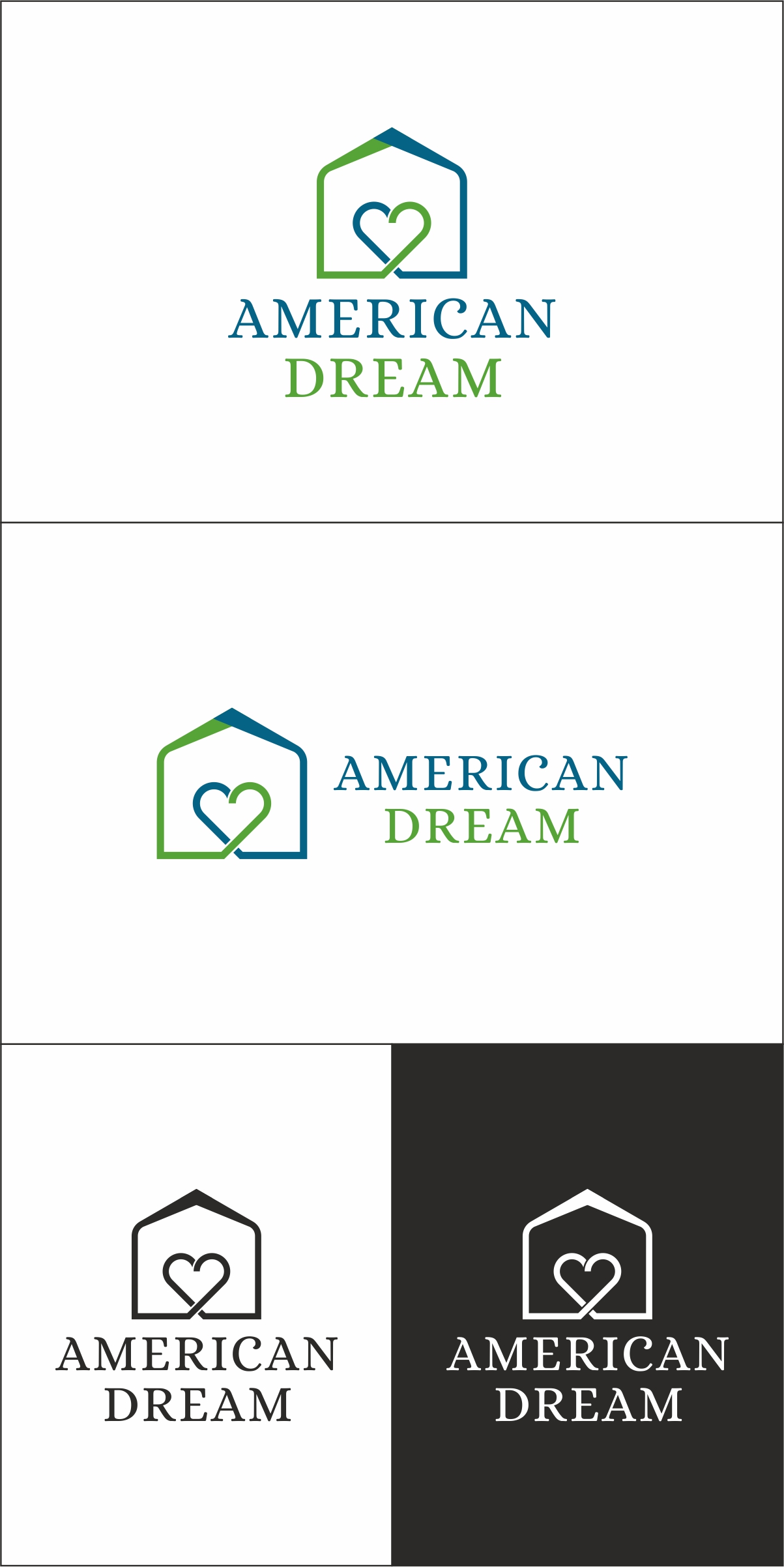 Logo Design by Robert Macwan for American Dream Charitable Foundation | Design #33410824