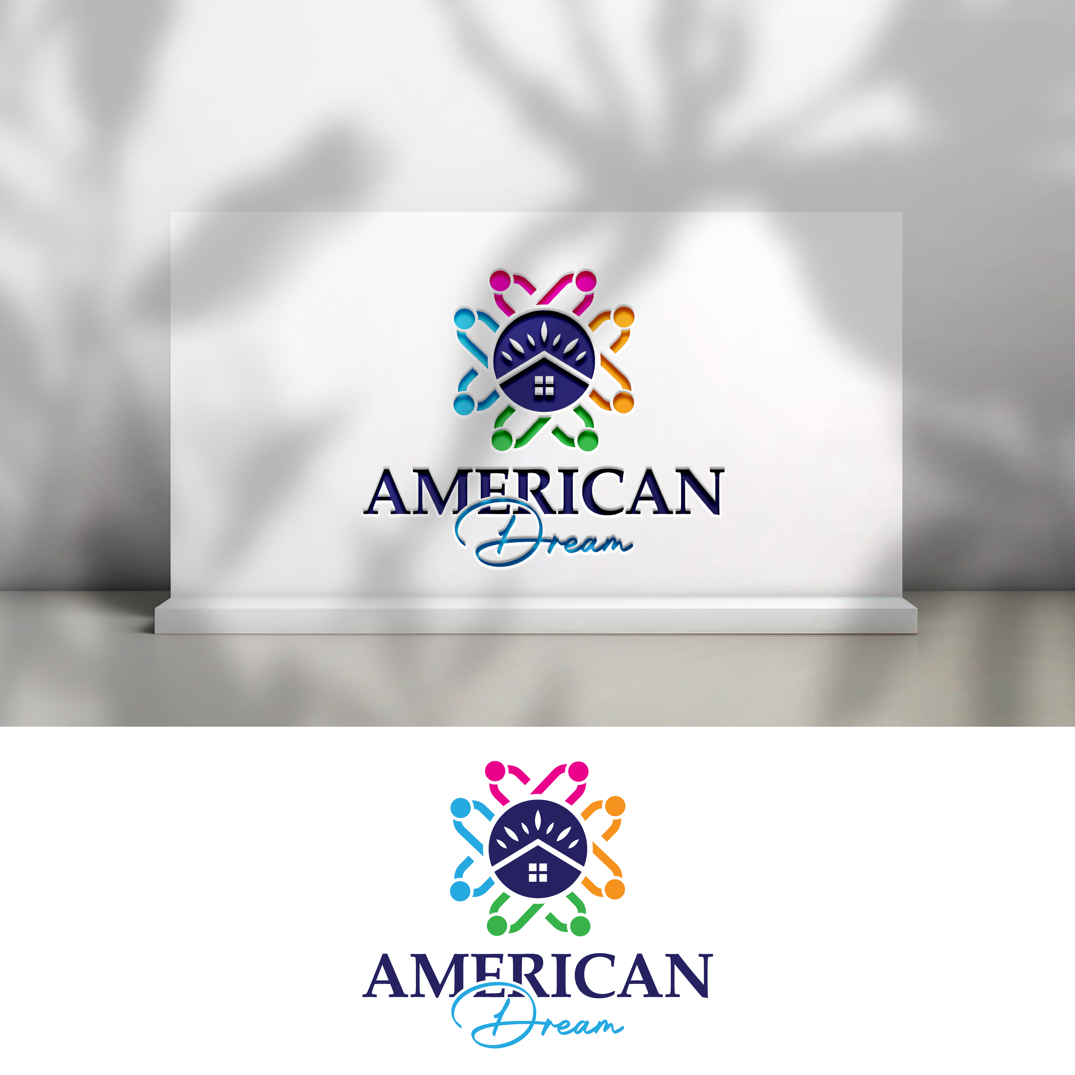 Logo Design by Impressive Designs for American Dream Charitable Foundation | Design #33372983