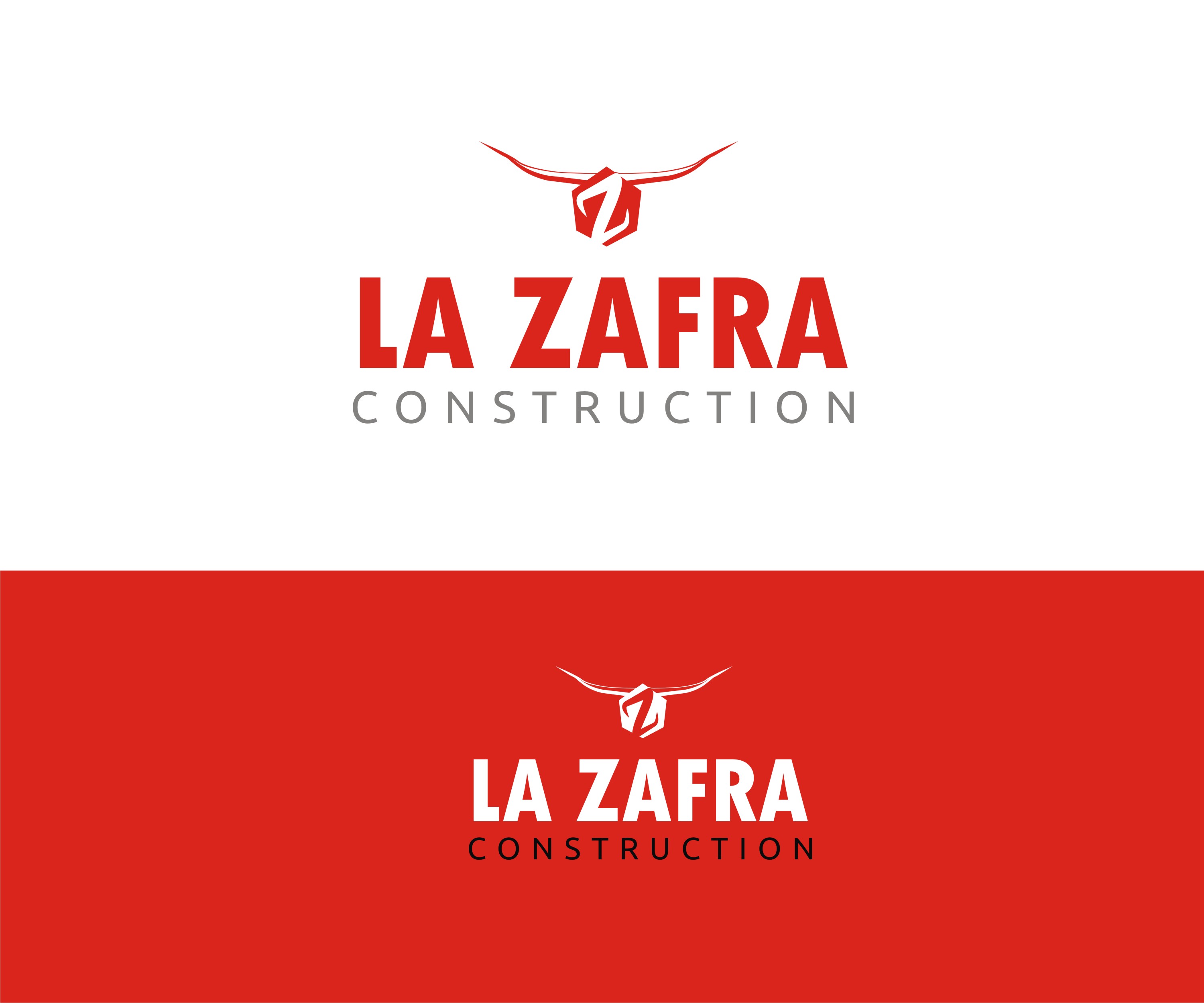 Logo Design by Falguni for La Zafra Construction | Design #33409149