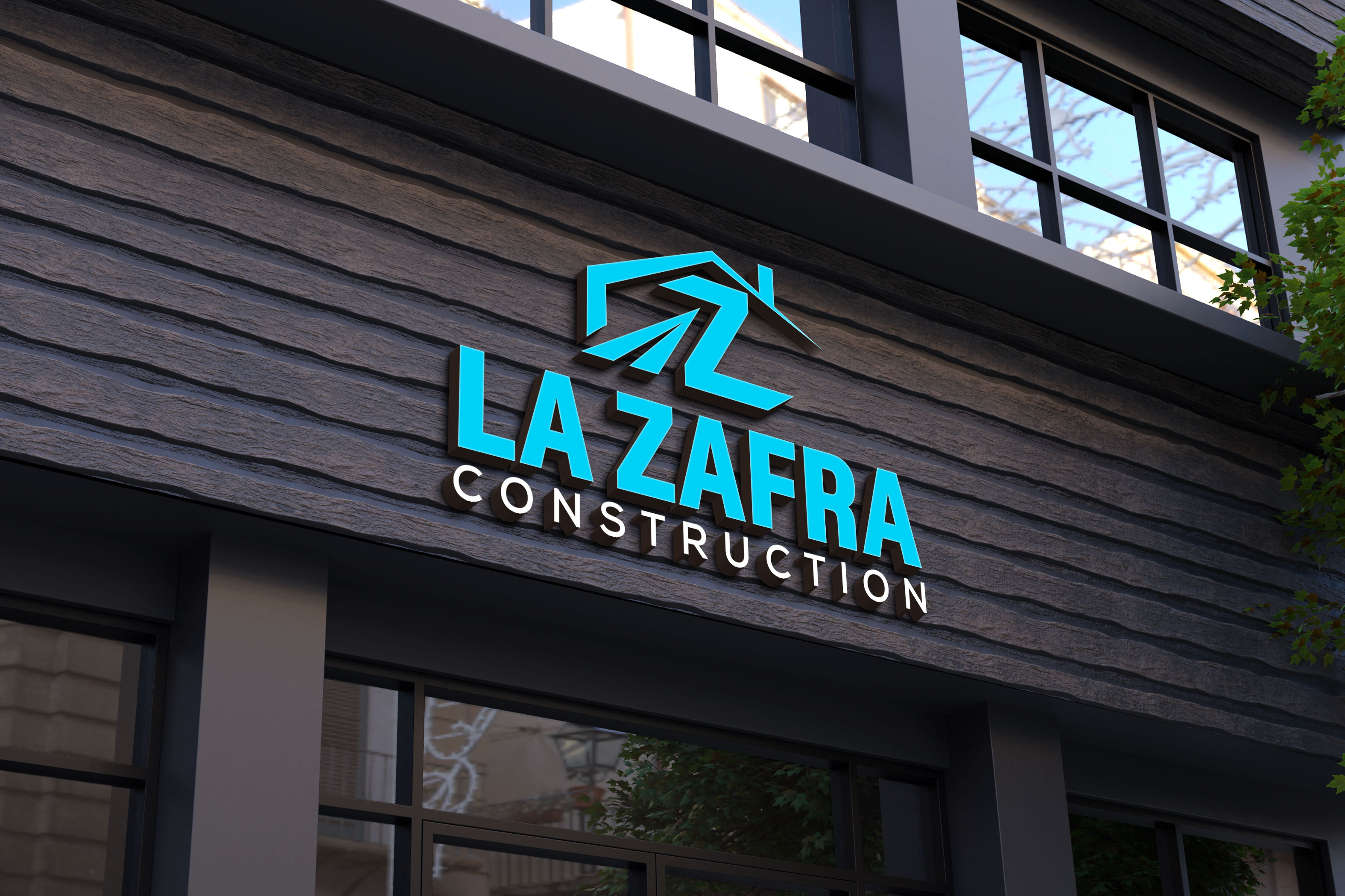 Logo Design by Kavth for La Zafra Construction | Design #33410922