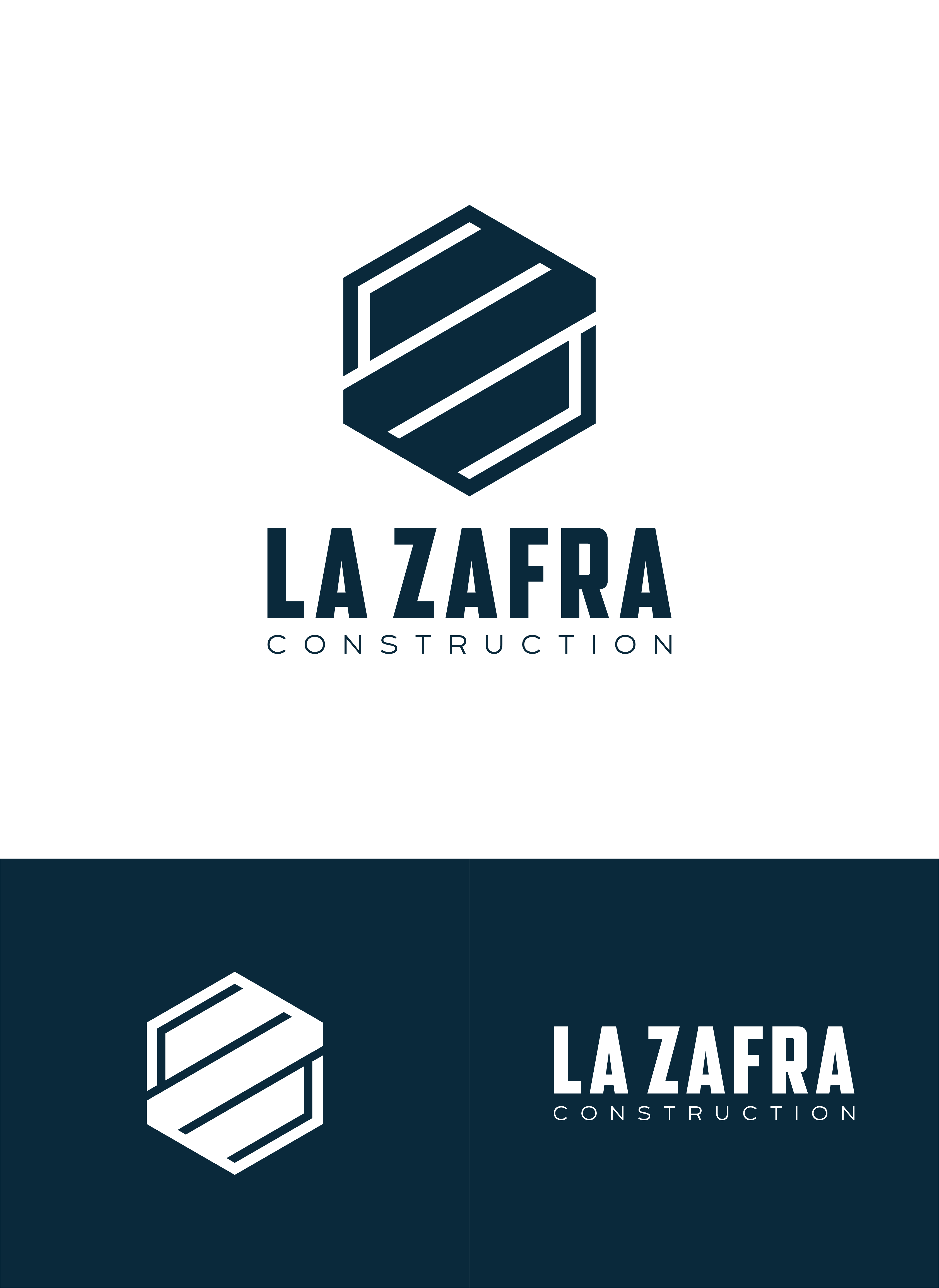 Logo Design by DoppelGanger Studio for La Zafra Construction | Design #33382715