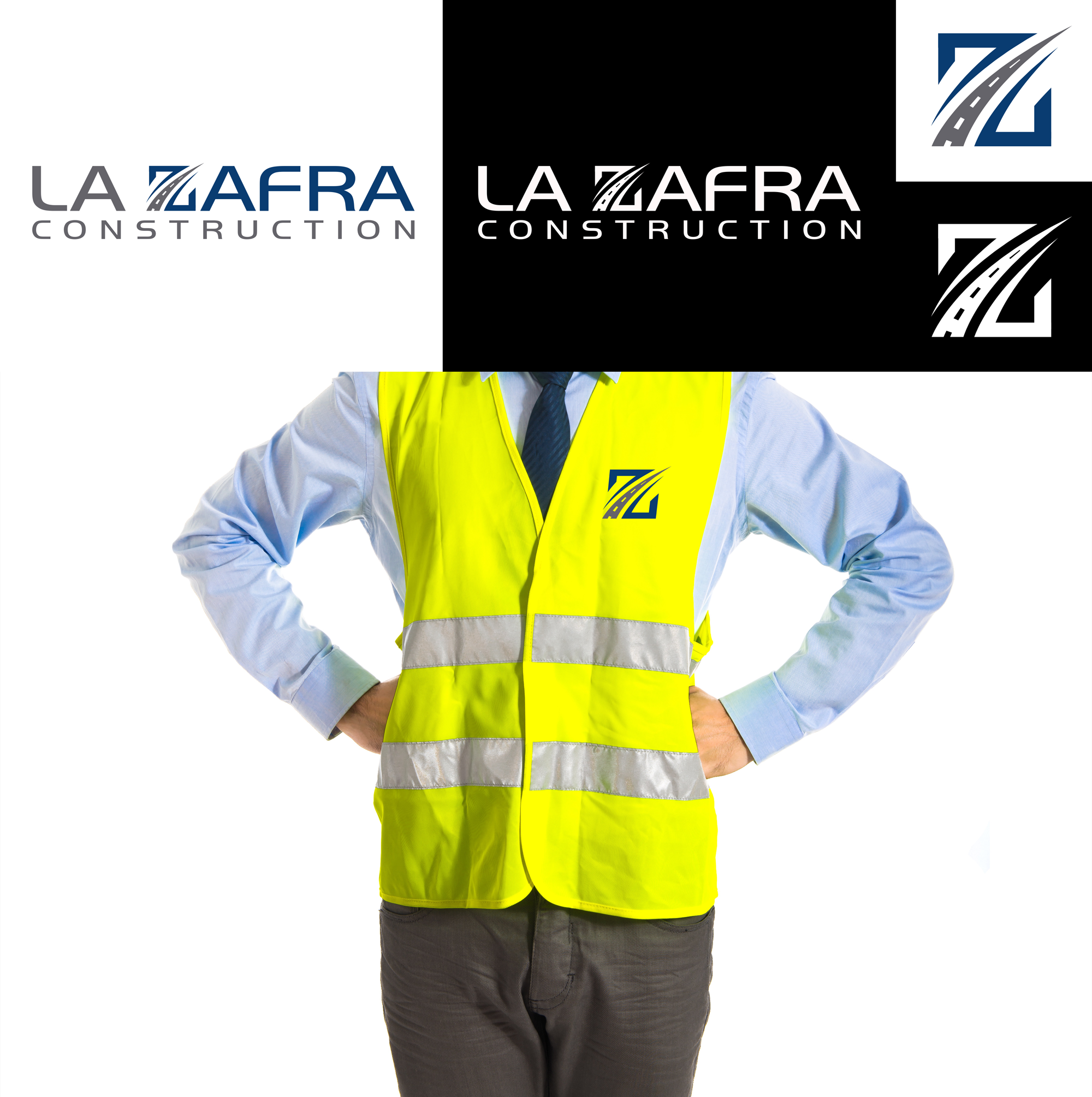 Logo Design by RA-bica for La Zafra Construction | Design #33373457