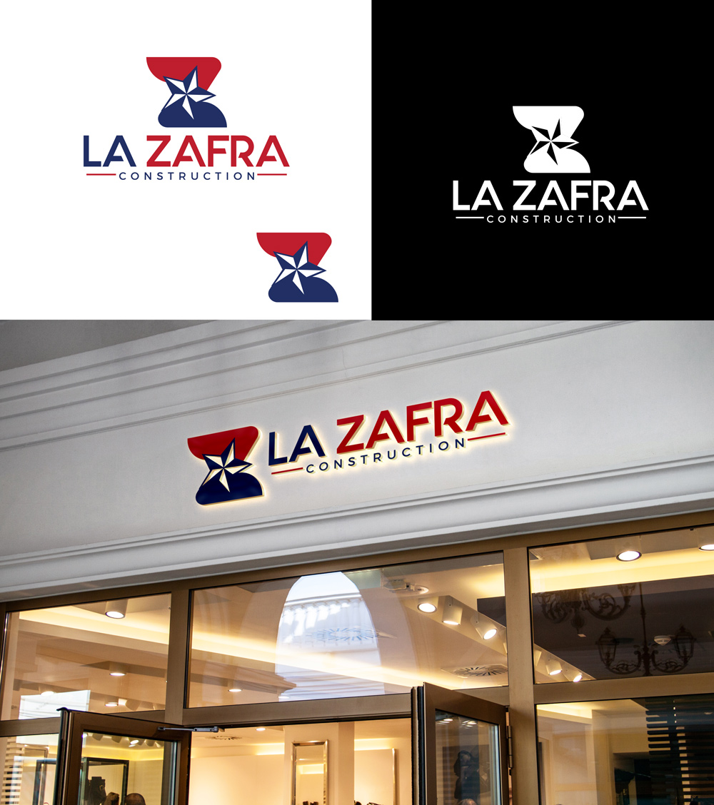 Logo Design by RA-bica for La Zafra Construction | Design #33376912