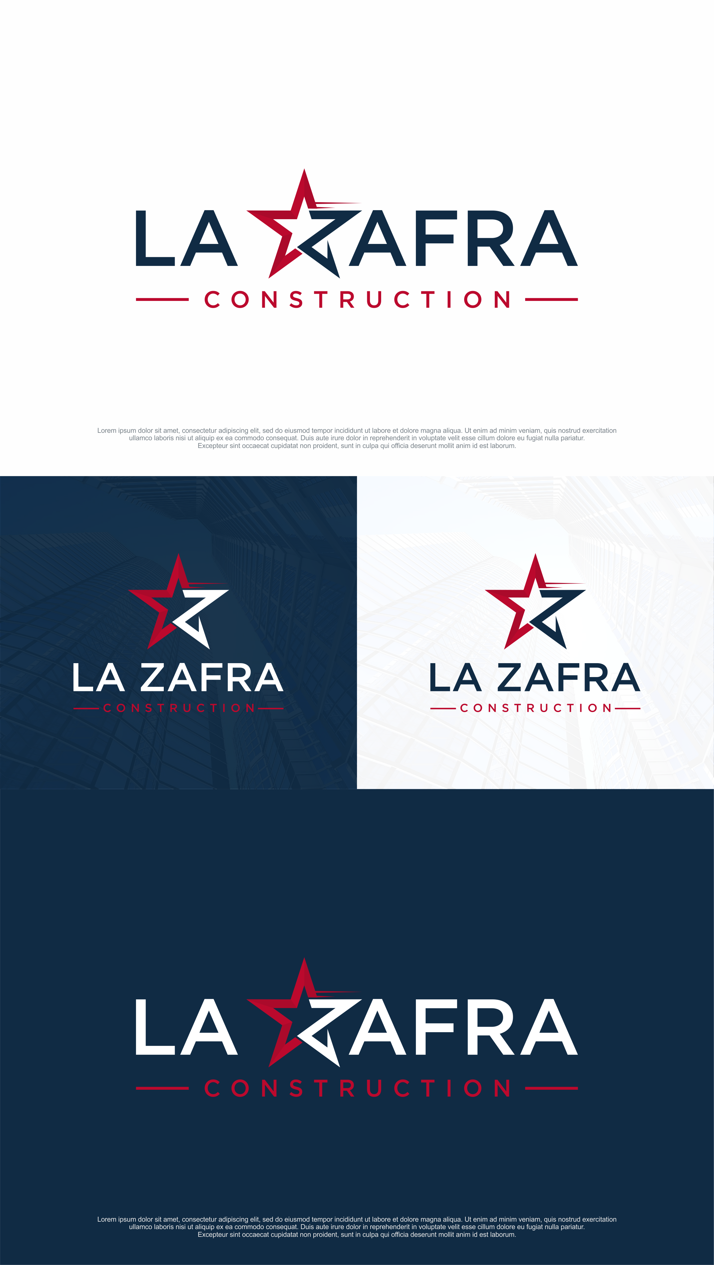Logo Design by Artsha for La Zafra Construction | Design #33380326