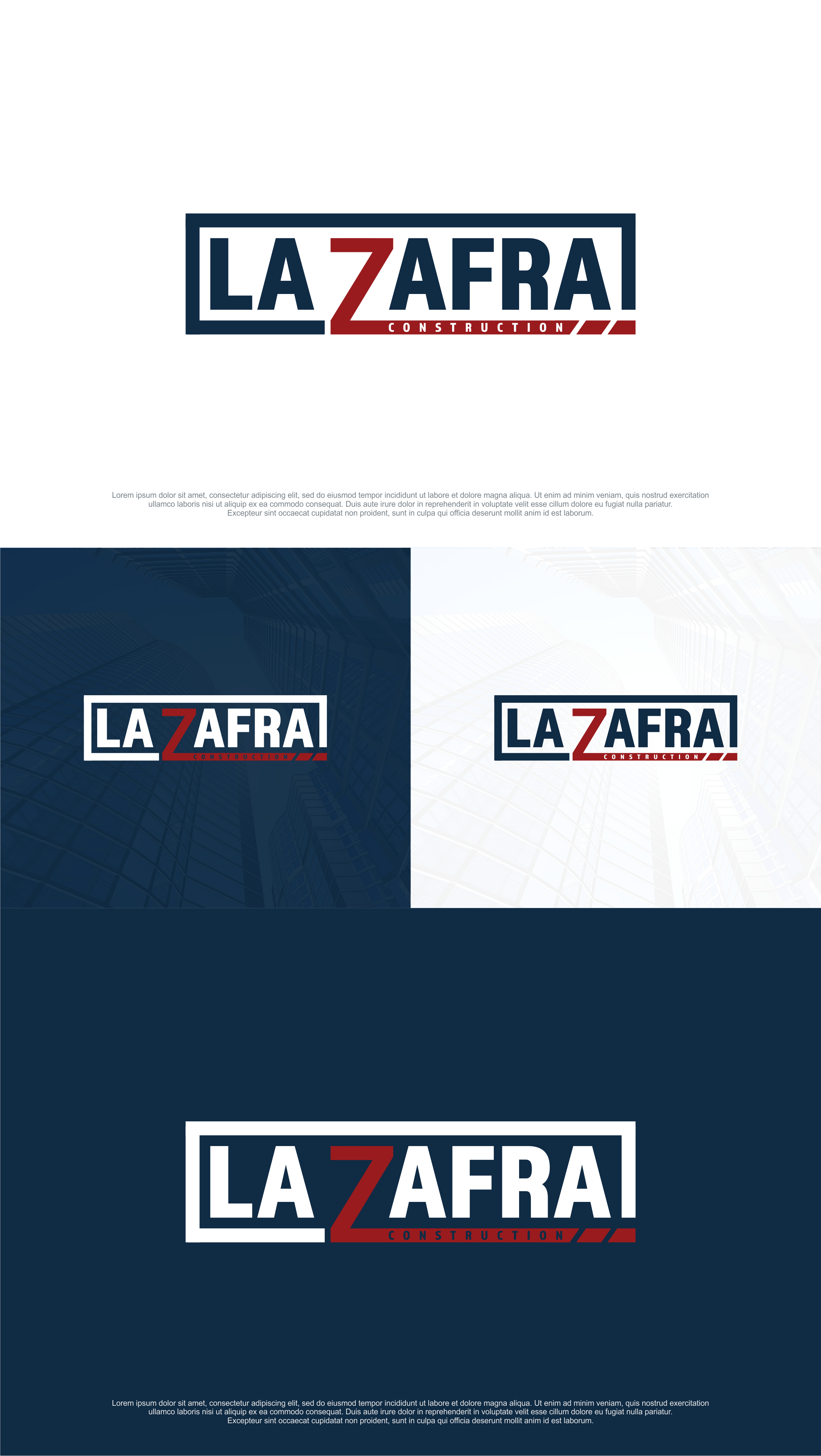 Diseño de Logo por Artsha para La Zafra Construction | Diseño #33380988