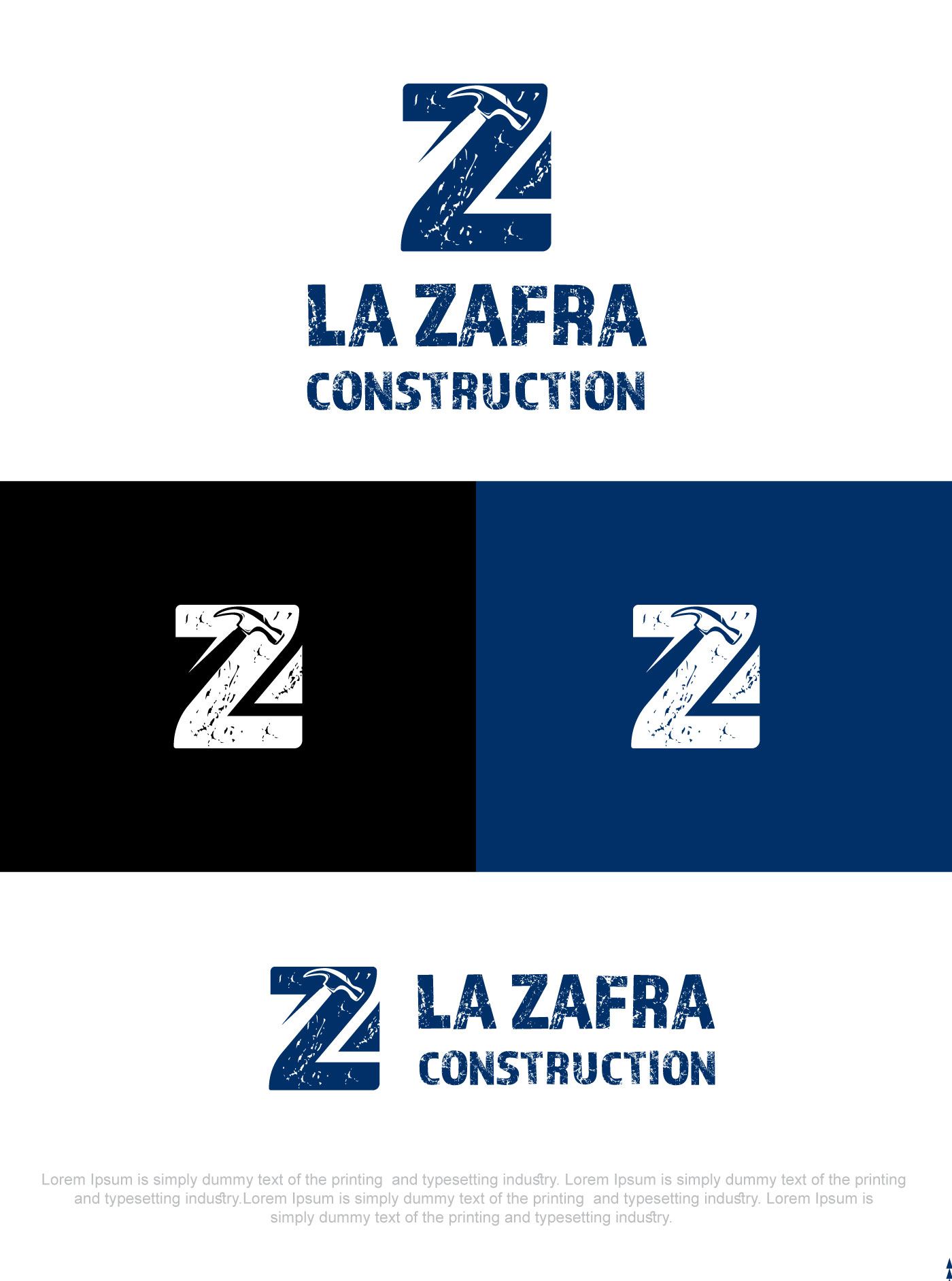 Logo-Design von Graphic4489 für La Zafra Construction | Design #33399574