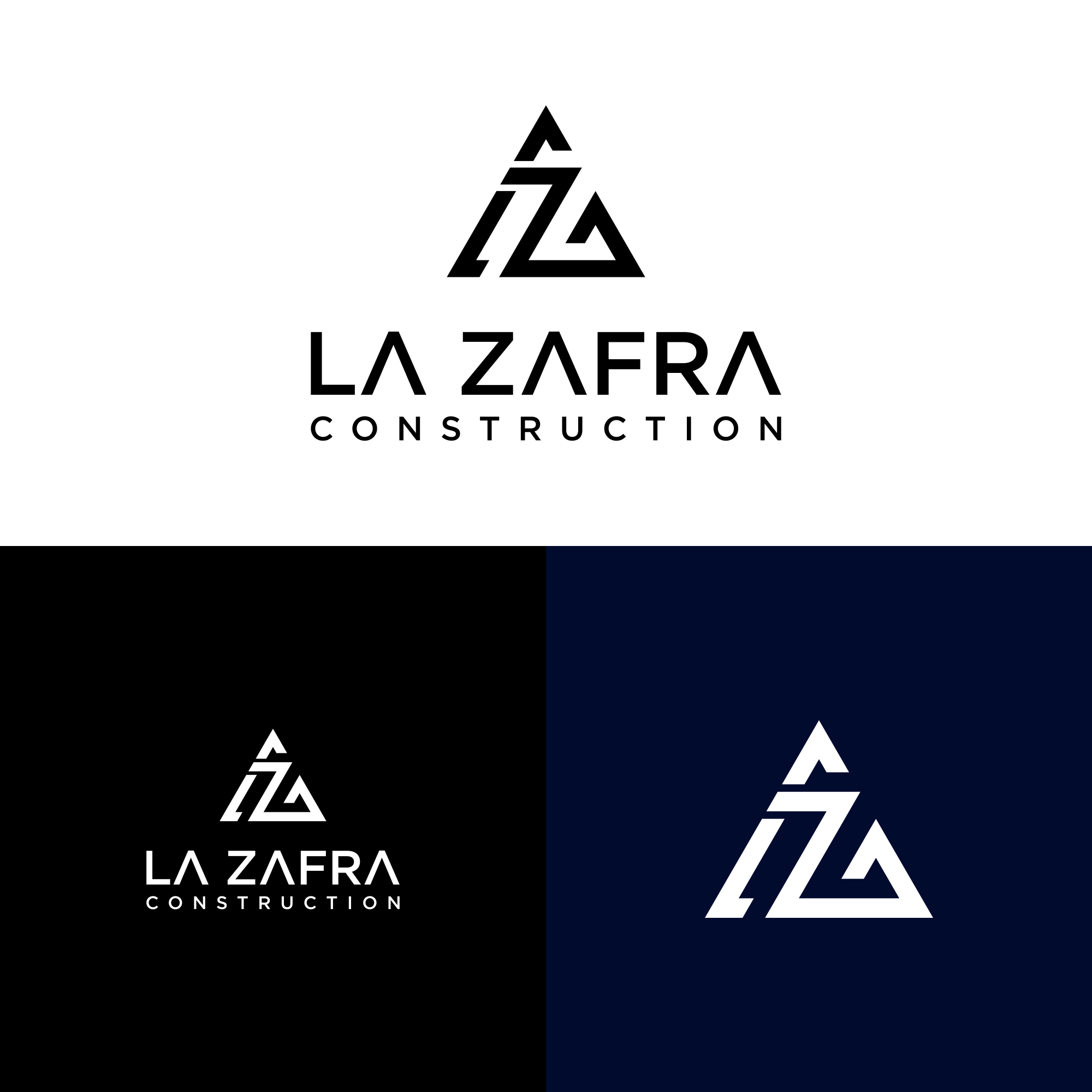 Logo Design by semutireng_22 for La Zafra Construction | Design #33370997