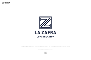 Logo-Design von Manisha Muna für La Zafra Construction | Design: #33413879