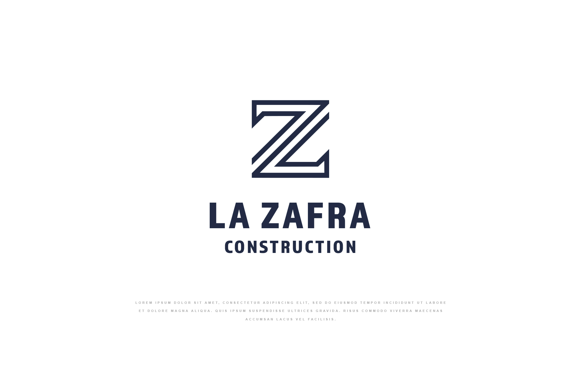Logo-Design von Manisha Muna für La Zafra Construction | Design #33413996