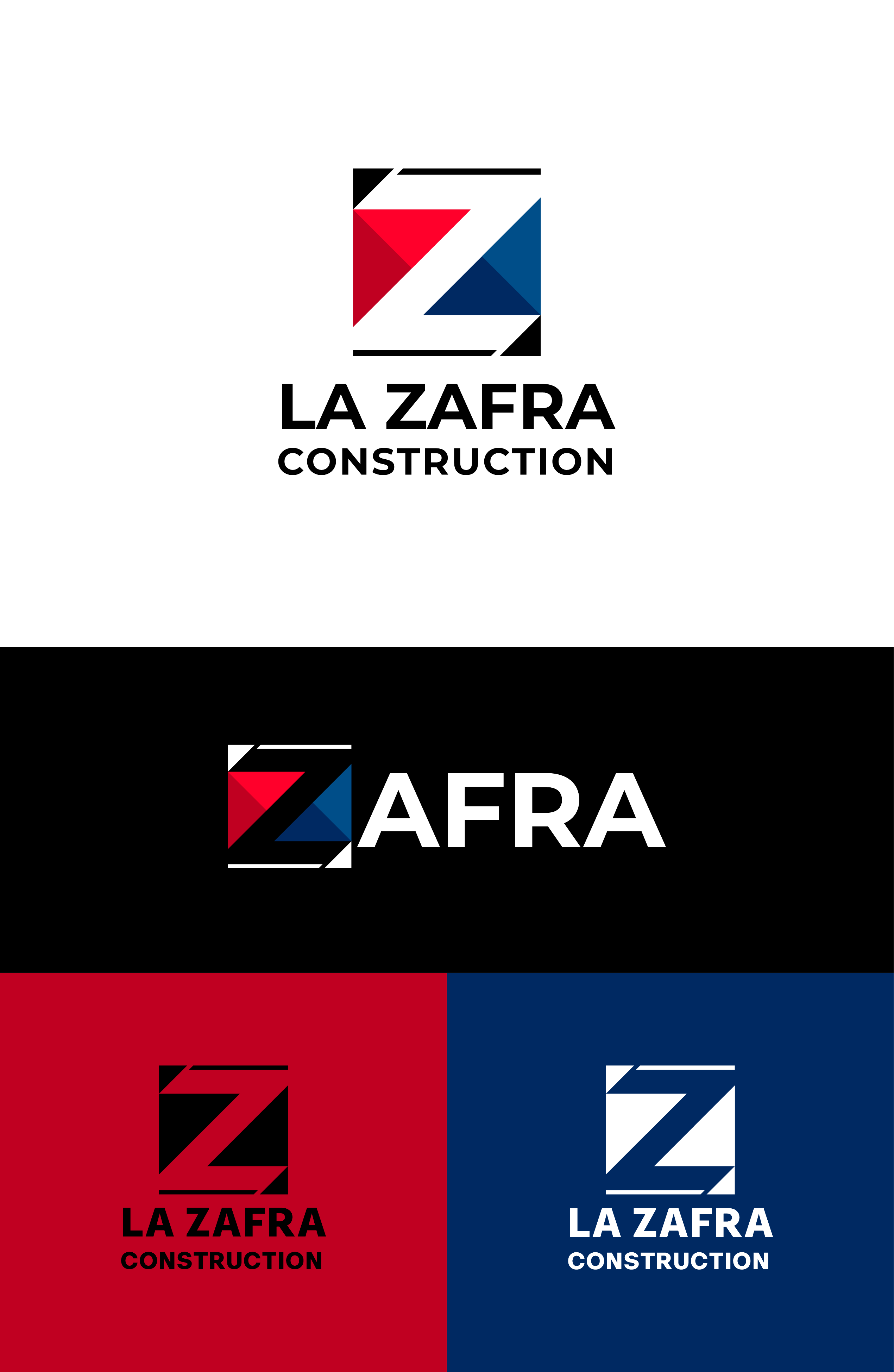 Logo Design by farie_z for La Zafra Construction | Design #33423451