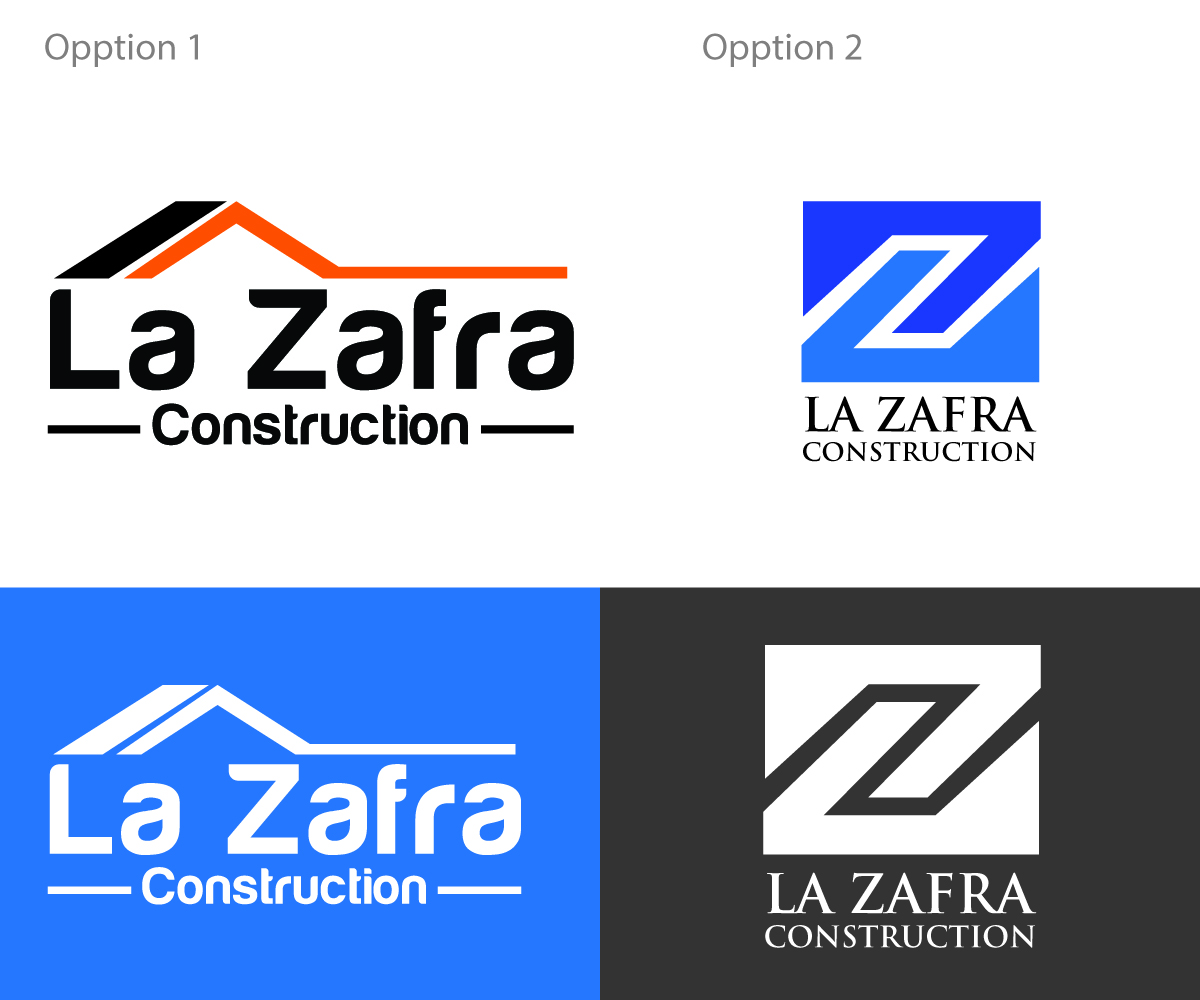 Logo Design by Design Radz for La Zafra Construction | Design #33403520