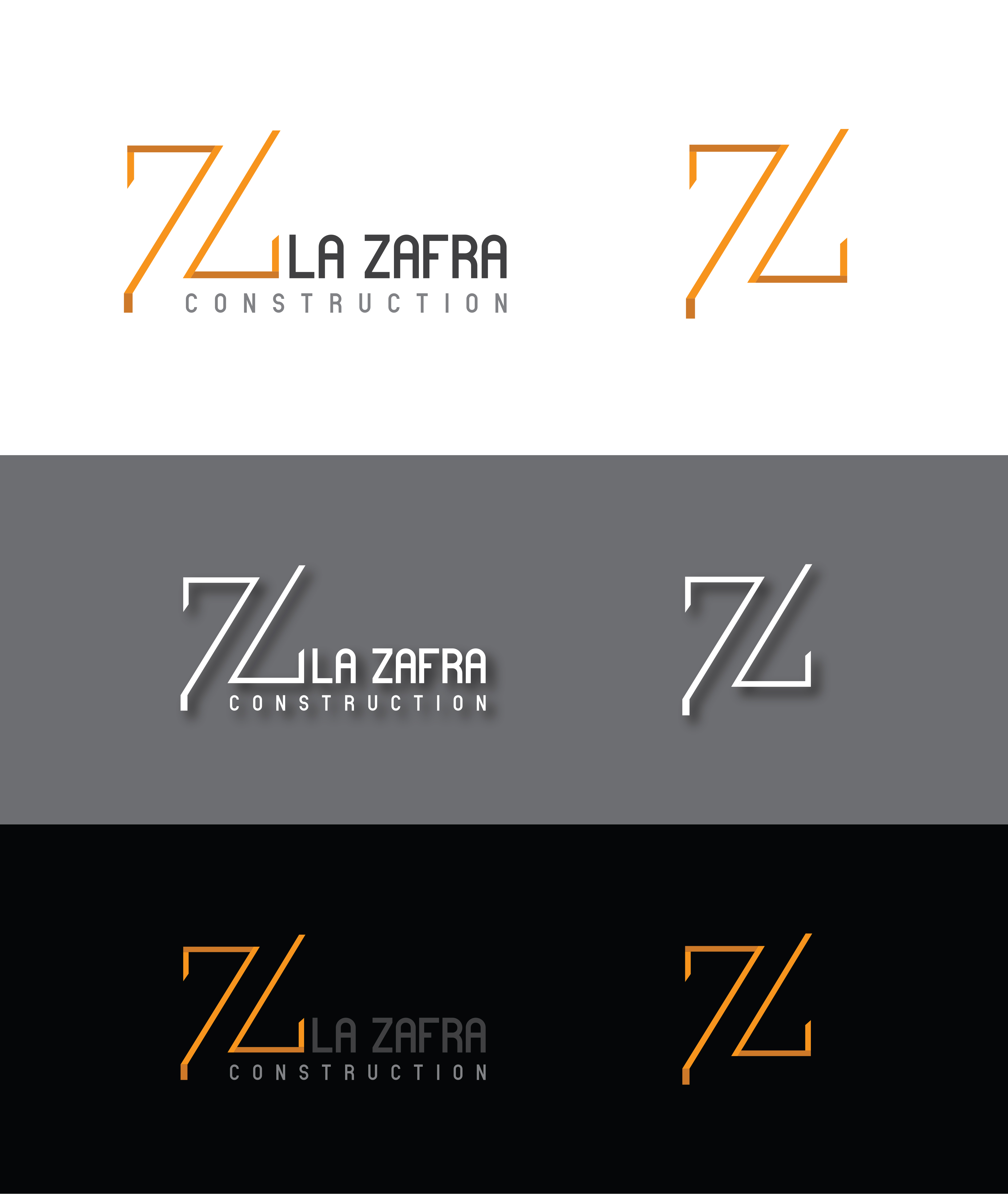Logo Design by MOKTANJ for La Zafra Construction | Design #33392772
