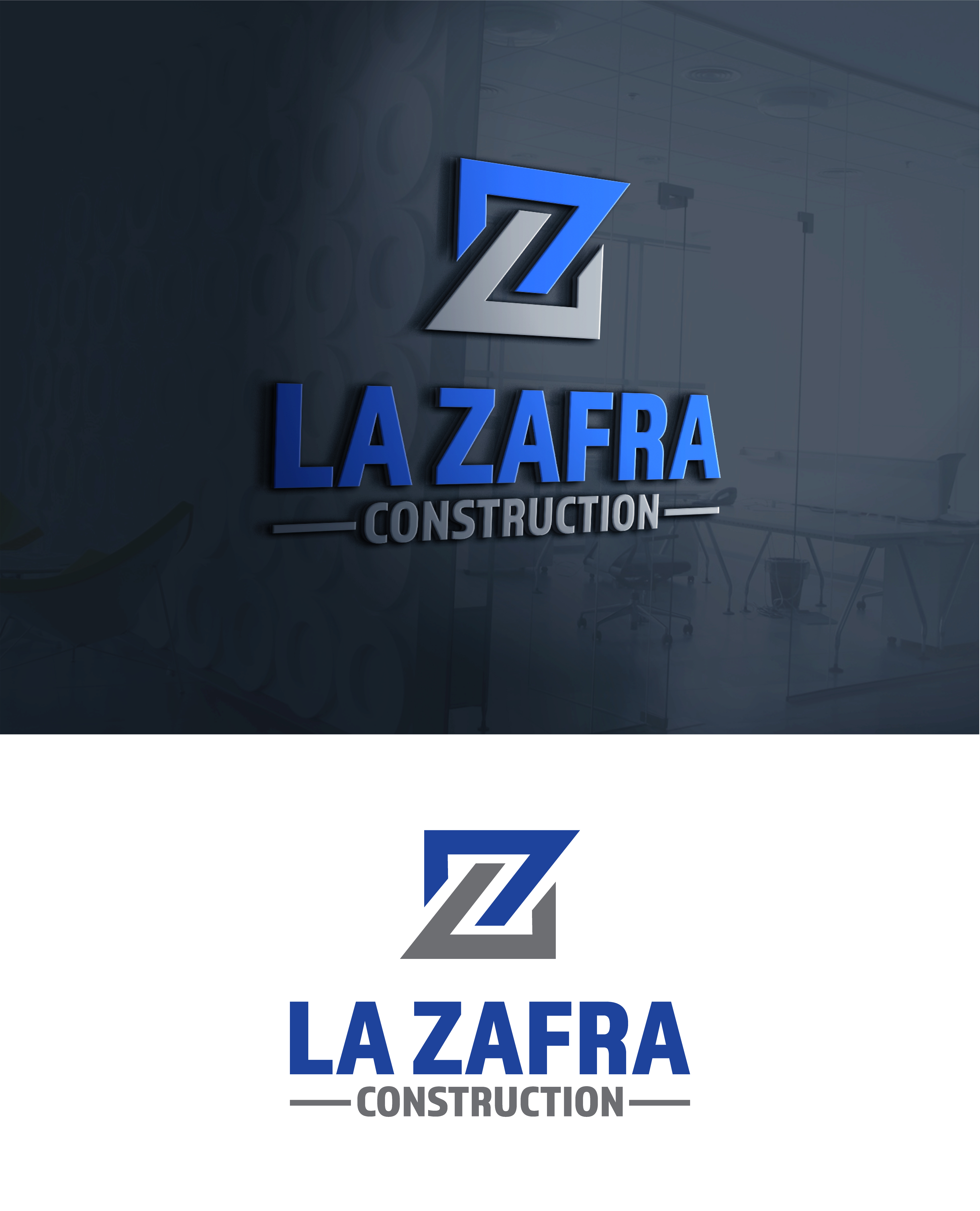 Diseño de Logo por AKTech para La Zafra Construction | Diseño #33375243