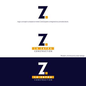 Logo Design by Echelon for La Zafra Construction | Design: #33376844