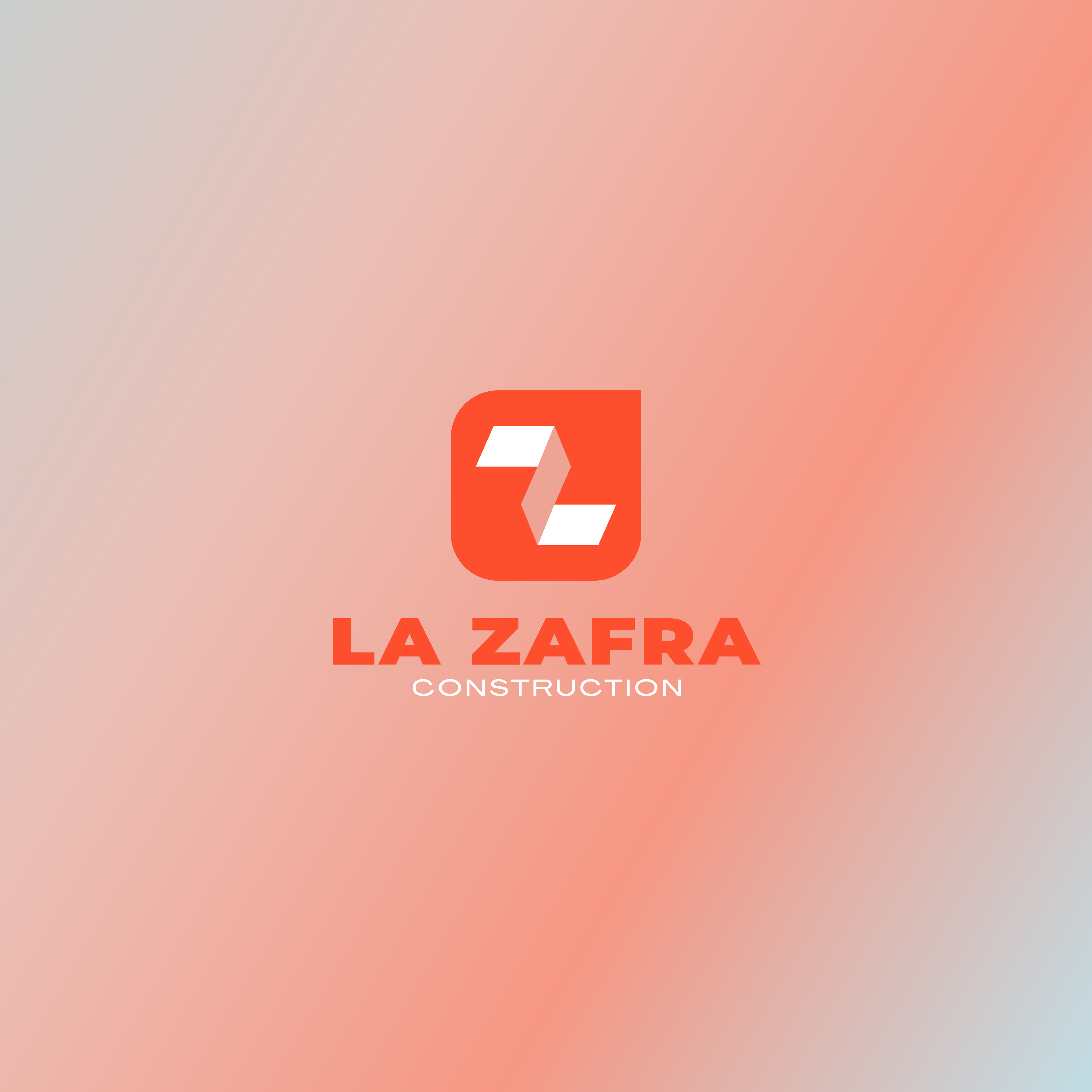 Logo Design by Echelon for La Zafra Construction | Design #33377025