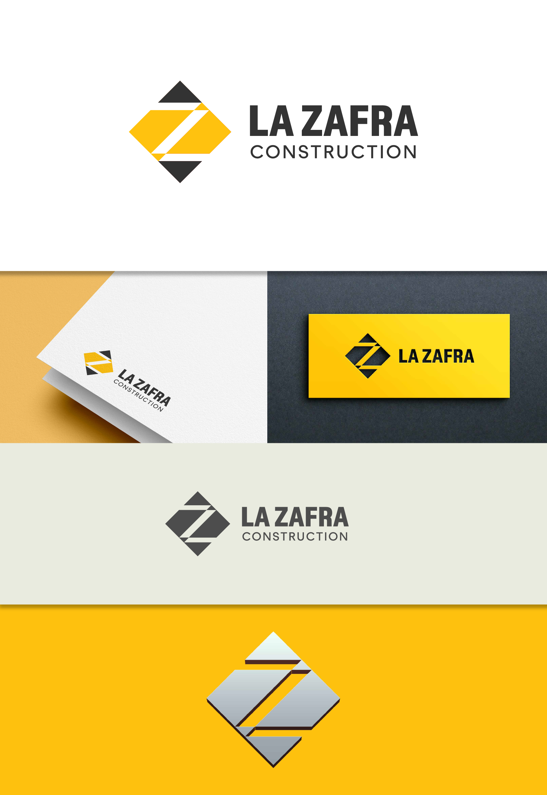 Logo Design by EIE_Designs for La Zafra Construction | Design #33397337