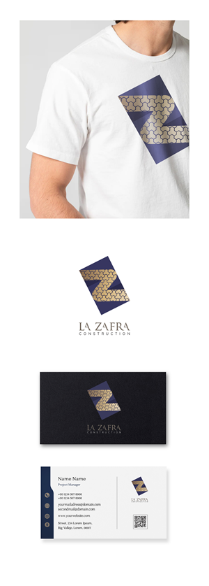 Logo Design by COLOURS BRANDING for La Zafra Construction | Design: #33397772