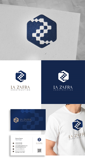 Logo Design by COLOURS BRANDING for La Zafra Construction | Design: #33416971