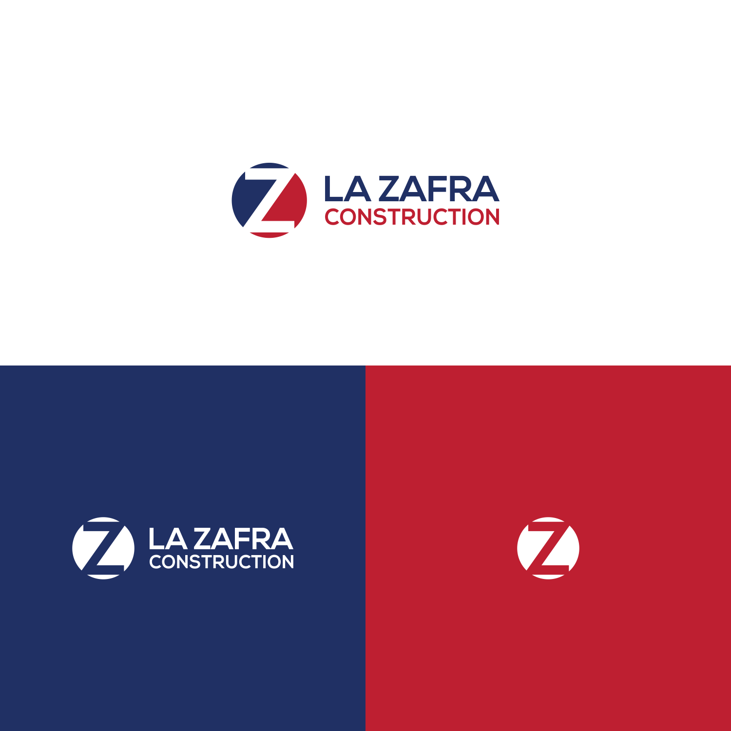 Logo Design by abidzar for La Zafra Construction | Design #33378303