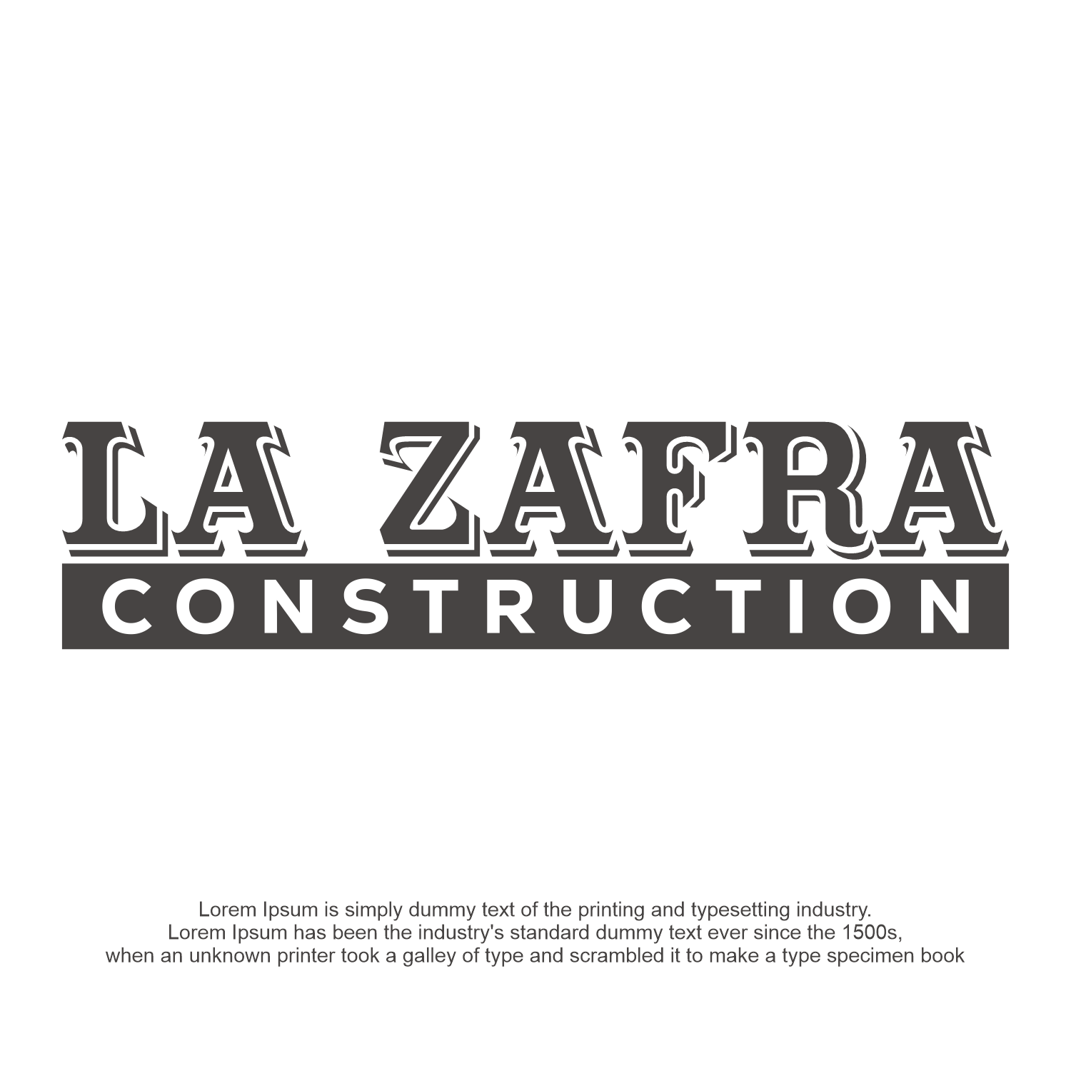 Logo Design by Abigaill_design¹ for La Zafra Construction | Design #33372017