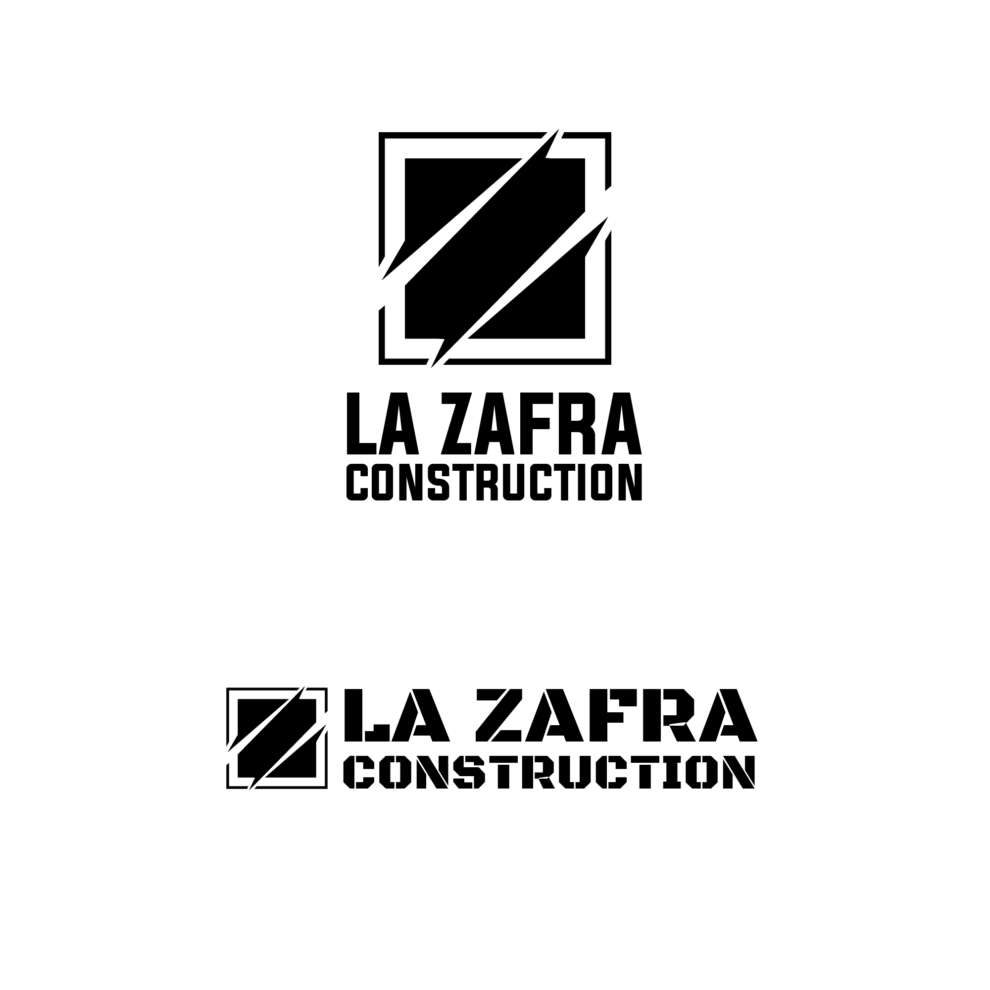 Logo Design by Line Art Taste for La Zafra Construction | Design #33390734
