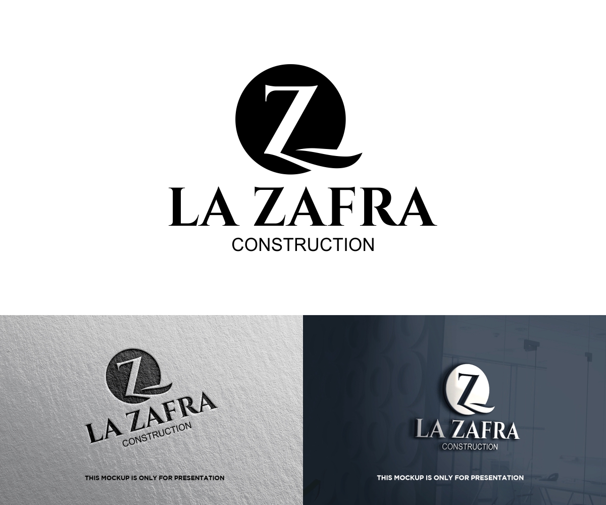 Logo Design by rastf2day for La Zafra Construction | Design #33534768