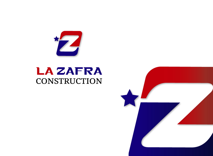 Logo Design by DUAL DESIGNER for La Zafra Construction | Design #33378001