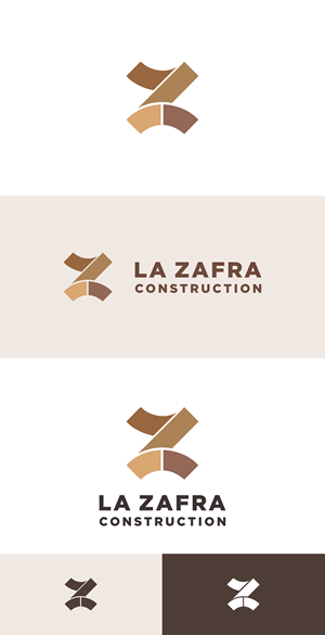 Logo Design by Silverfox Studio for La Zafra Construction | Design: #33409028