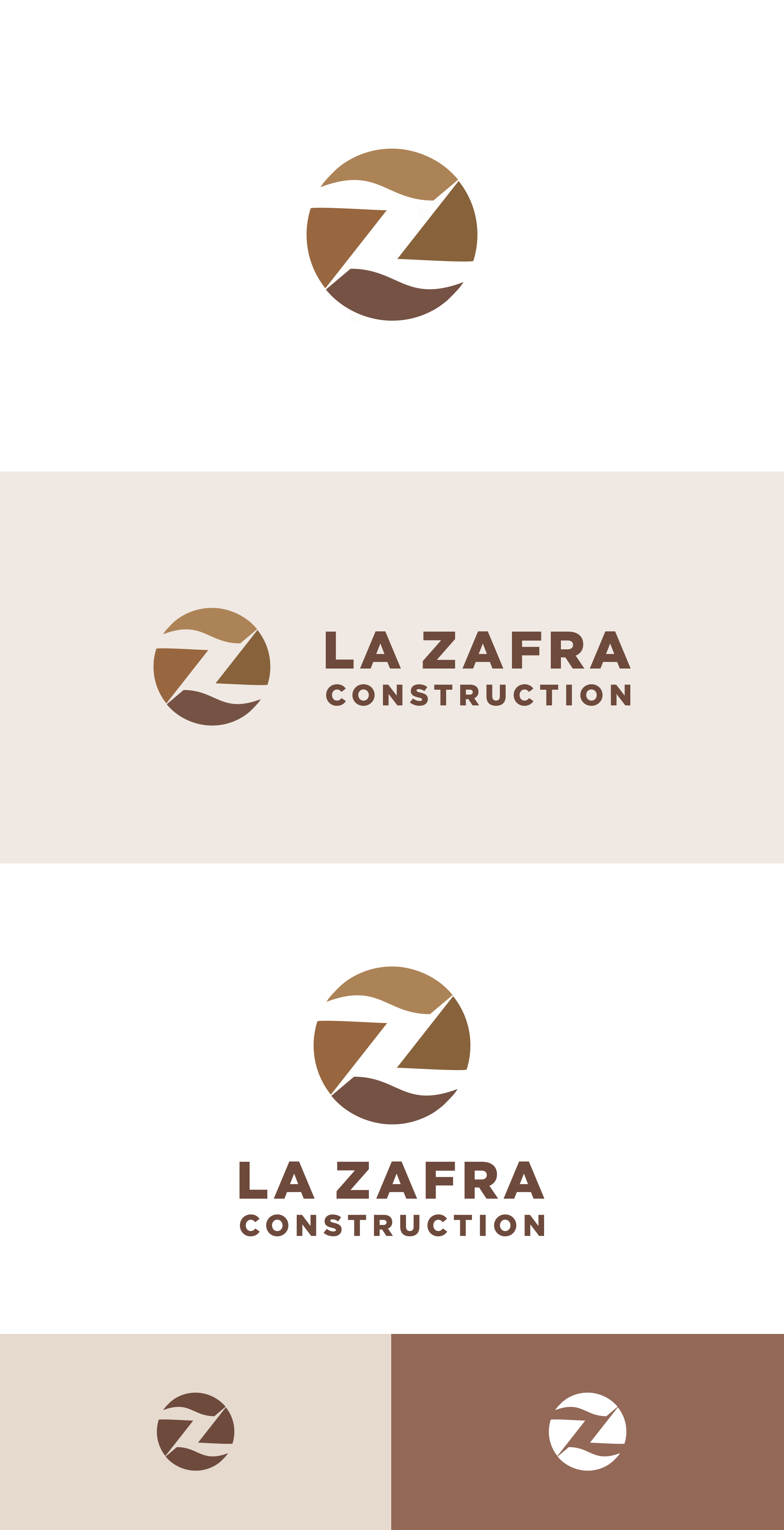 Logo Design by Silverfox Studio for La Zafra Construction | Design #33410337