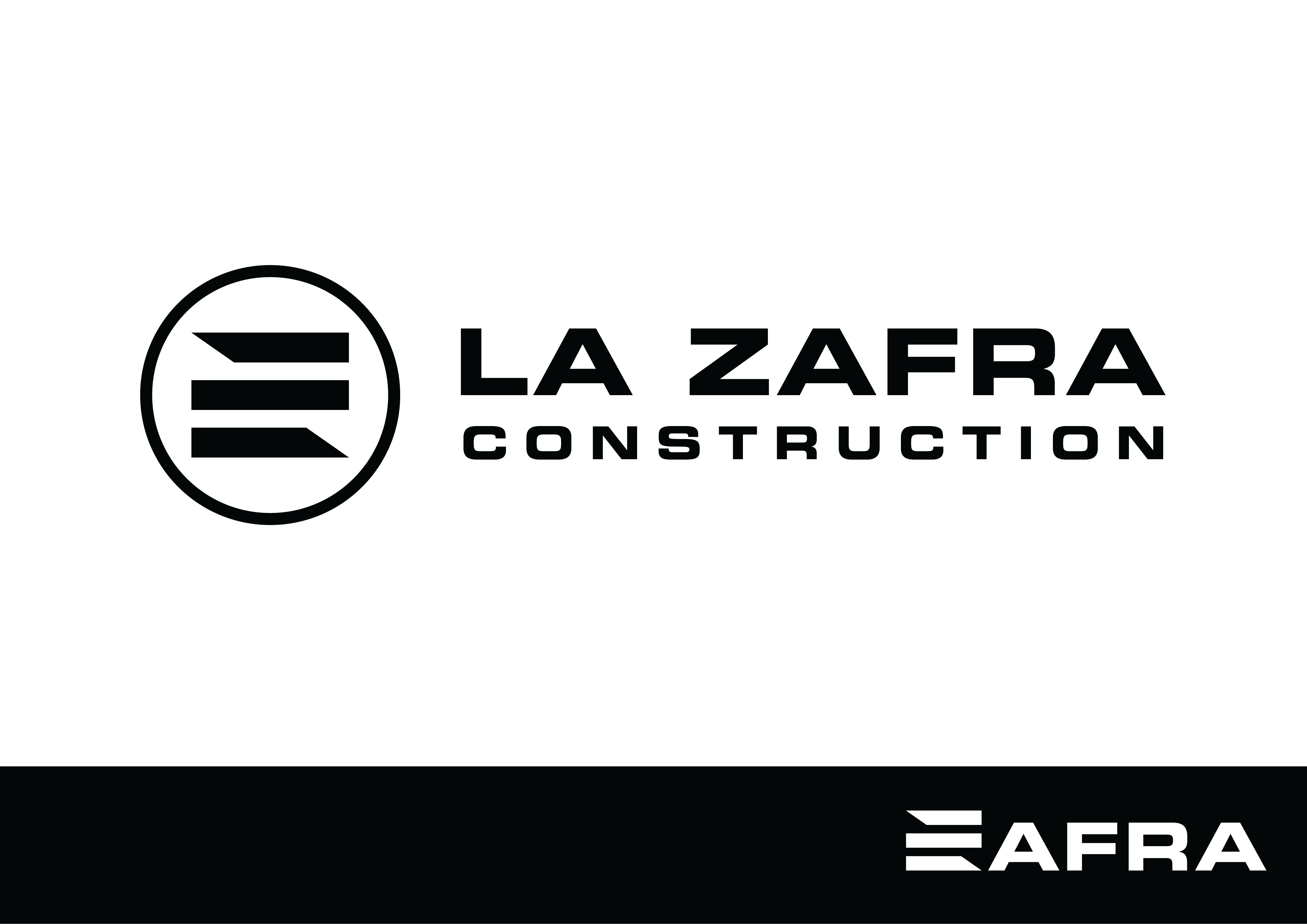 Logo Design by Grafactory for La Zafra Construction | Design #33379461