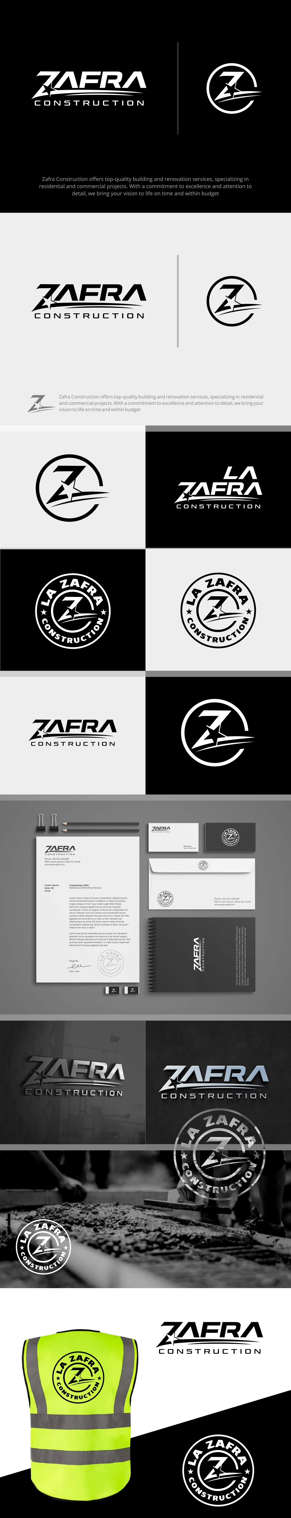Logo Design by JesPixel for La Zafra Construction | Design: #33571278