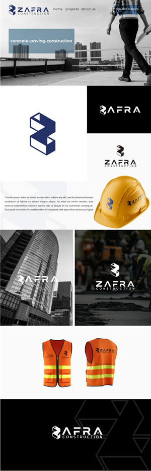 Logo Design by gray mind for La Zafra Construction | Design: #33383939