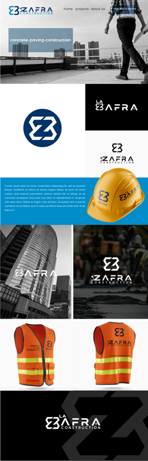 Logo Design by gray mind for La Zafra Construction | Design: #33413910