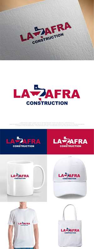 Logo Design by fly  design for La Zafra Construction | Design: #33373945