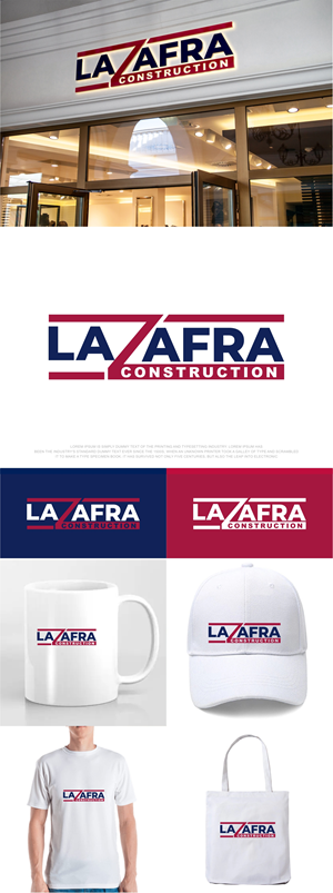 Logo Design by fly  design for La Zafra Construction | Design: #33373947