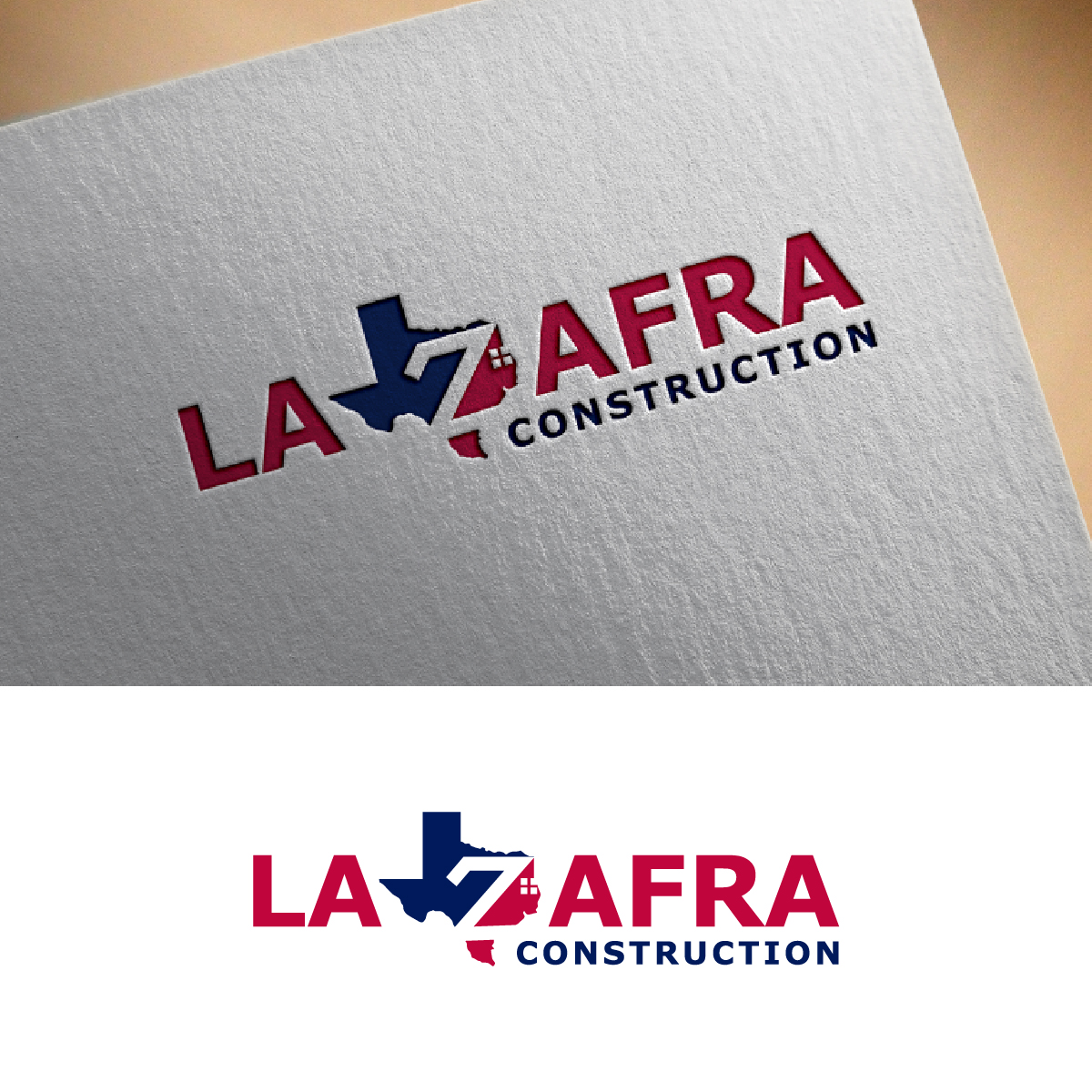 Logo Design by fly  design for La Zafra Construction | Design #33374036
