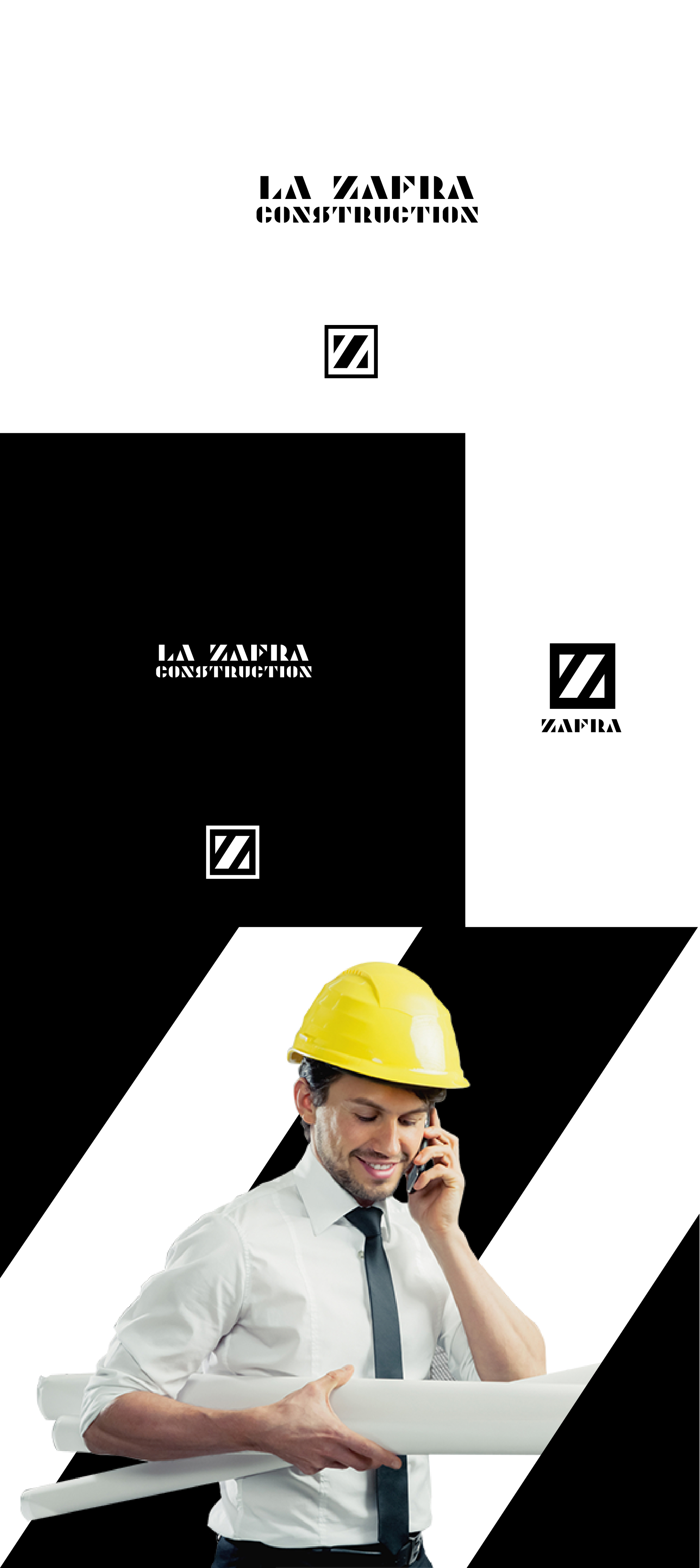 Logo Design by saifysyed Studio for La Zafra Construction | Design #33381656