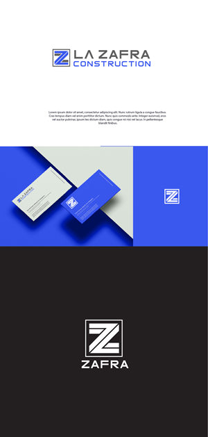 Logo Design by saifysyed Studio for La Zafra Construction | Design: #33389857