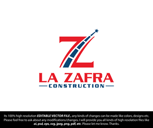 Diseño de Logo por FireflyArt para La Zafra Construction | Diseño: #33400246