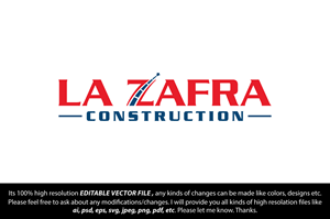 Diseño de Logo por FireflyArt para La Zafra Construction | Diseño: #33400248