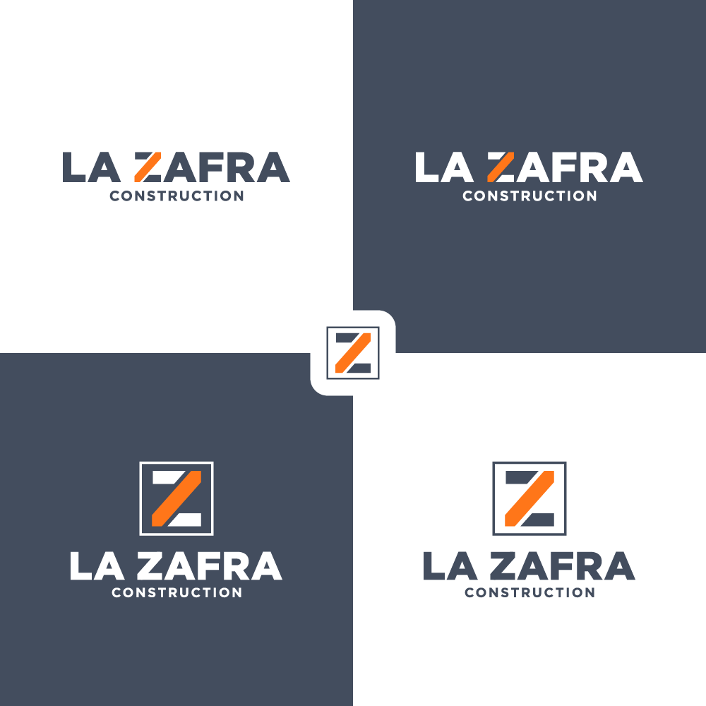 Logo Design by Mofuza for La Zafra Construction | Design #33392301