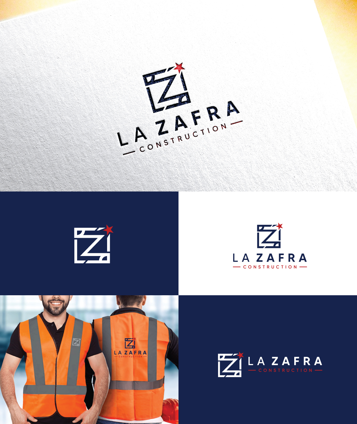 Diseño de Logo por step forward 2 para La Zafra Construction | Diseño #33379233