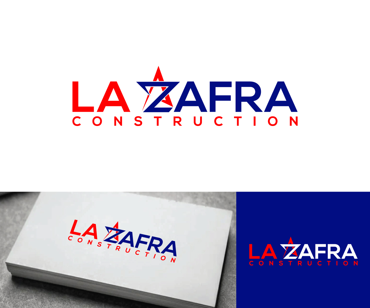 Logo Design by Ansh Design for La Zafra Construction | Design #33374494