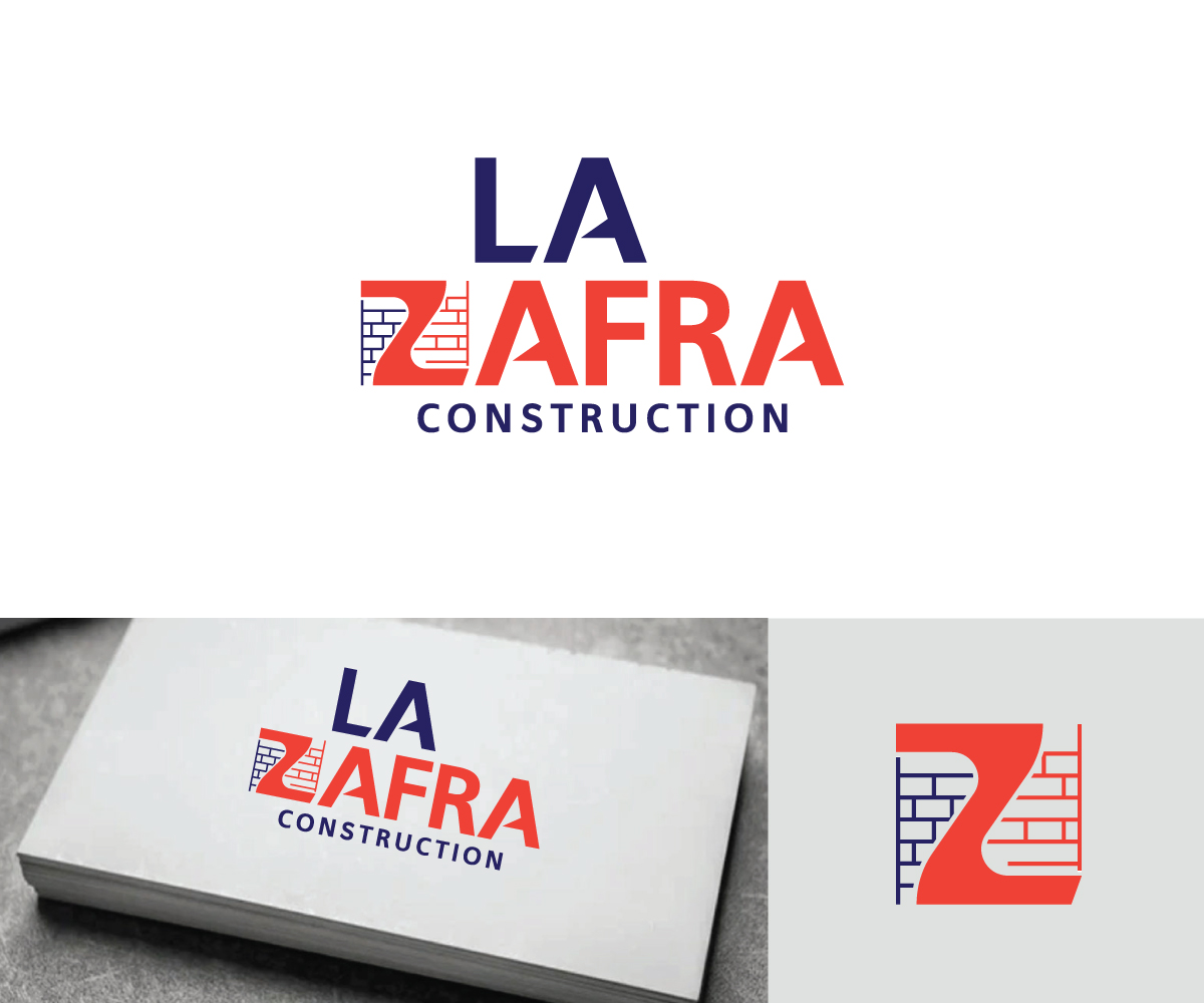 Logo Design by Ansh Design for La Zafra Construction | Design #33374507