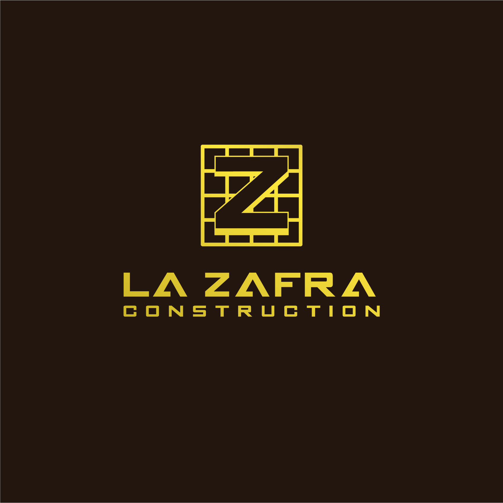 Logo Design by nhembram~ for La Zafra Construction | Design #33413959
