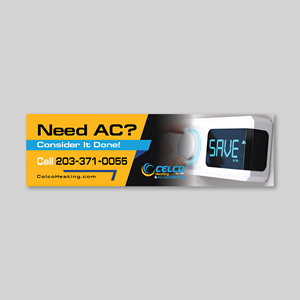 Billboard Design by YourLogoMaster for Celco Heating and AC | Design: #33382970
