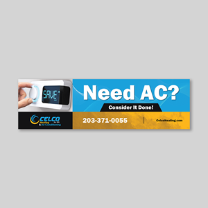Billboard Design by YourLogoMaster for Celco Heating and AC | Design: #33382971